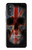 W3848 United Kingdom Flag Skull Hülle Schutzhülle Taschen und Leder Flip für Motorola Moto G52, G82 5G