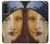 W3853 Mona Lisa Gustav Klimt Vermeer Hülle Schutzhülle Taschen und Leder Flip für Motorola Moto G52, G82 5G
