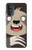 W3855 Sloth Face Cartoon Hülle Schutzhülle Taschen und Leder Flip für Motorola Moto G52, G82 5G