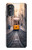 W3867 Trams in Lisbon Hülle Schutzhülle Taschen und Leder Flip für Motorola Moto G52, G82 5G