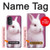 W3870 Cute Baby Bunny Hülle Schutzhülle Taschen und Leder Flip für Motorola Moto G52, G82 5G