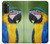 W3888 Macaw Face Bird Hülle Schutzhülle Taschen und Leder Flip für Motorola Moto G52, G82 5G