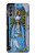 W2764 High Priestess Tarot Card Hülle Schutzhülle Taschen und Leder Flip für Motorola Moto G62 5G