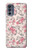 W3095 Vintage Rose Pattern Hülle Schutzhülle Taschen und Leder Flip für Motorola Moto G62 5G