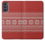 W3384 Winter Seamless Knitting Pattern Hülle Schutzhülle Taschen und Leder Flip für Motorola Moto G62 5G