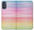 W3507 Colorful Rainbow Pastel Hülle Schutzhülle Taschen und Leder Flip für Motorola Moto G62 5G