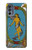 W3746 Tarot Card The World Hülle Schutzhülle Taschen und Leder Flip für Motorola Moto G62 5G