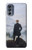 W3789 Wanderer above the Sea of Fog Hülle Schutzhülle Taschen und Leder Flip für Motorola Moto G62 5G