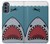 W3825 Cartoon Shark Sea Diving Hülle Schutzhülle Taschen und Leder Flip für Motorola Moto G62 5G