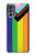 W3846 Pride Flag LGBT Hülle Schutzhülle Taschen und Leder Flip für Motorola Moto G62 5G