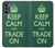 W3862 Keep Calm and Trade On Hülle Schutzhülle Taschen und Leder Flip für Motorola Moto G62 5G