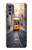 W3867 Trams in Lisbon Hülle Schutzhülle Taschen und Leder Flip für Motorola Moto G62 5G
