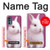 W3870 Cute Baby Bunny Hülle Schutzhülle Taschen und Leder Flip für Motorola Moto G62 5G