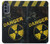 W3891 Nuclear Hazard Danger Hülle Schutzhülle Taschen und Leder Flip für Motorola Moto G62 5G