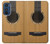 W0057 Acoustic Guitar Hülle Schutzhülle Taschen und Leder Flip für Motorola Edge 30