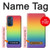 W3698 LGBT Gradient Pride Flag Hülle Schutzhülle Taschen und Leder Flip für Motorola Edge 30