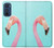 W3708 Pink Flamingo Hülle Schutzhülle Taschen und Leder Flip für Motorola Edge 30