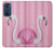 W3805 Flamingo Pink Pastel Hülle Schutzhülle Taschen und Leder Flip für Motorola Edge 30