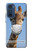 W3806 Funny Giraffe Hülle Schutzhülle Taschen und Leder Flip für Motorola Edge 30