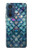 W3809 Mermaid Fish Scale Hülle Schutzhülle Taschen und Leder Flip für Motorola Edge 30