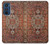 W3813 Persian Carpet Rug Pattern Hülle Schutzhülle Taschen und Leder Flip für Motorola Edge 30
