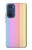 W3849 Colorful Vertical Colors Hülle Schutzhülle Taschen und Leder Flip für Motorola Edge 30