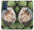 W3863 Pygmy Hedgehog Dwarf Hedgehog Paint Hülle Schutzhülle Taschen und Leder Flip für Motorola Edge 30