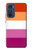 W3887 Lesbian Pride Flag Hülle Schutzhülle Taschen und Leder Flip für Motorola Edge 30