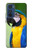 W3888 Macaw Face Bird Hülle Schutzhülle Taschen und Leder Flip für Motorola Edge 30