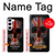 W3848 United Kingdom Flag Skull Hülle Schutzhülle Taschen und Leder Flip für Samsung Galaxy S23