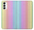 W3849 Colorful Vertical Colors Hülle Schutzhülle Taschen und Leder Flip für Samsung Galaxy S23