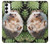 W3863 Pygmy Hedgehog Dwarf Hedgehog Paint Hülle Schutzhülle Taschen und Leder Flip für Samsung Galaxy S23