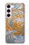 W3875 Canvas Vintage Rugs Hülle Schutzhülle Taschen und Leder Flip für Samsung Galaxy S23