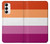 W3887 Lesbian Pride Flag Hülle Schutzhülle Taschen und Leder Flip für Samsung Galaxy S23