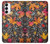 W3889 Maple Leaf Hülle Schutzhülle Taschen und Leder Flip für Samsung Galaxy S23