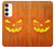 W3828 Pumpkin Halloween Hülle Schutzhülle Taschen und Leder Flip für Samsung Galaxy S23 Plus