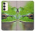 W3845 Green frog Hülle Schutzhülle Taschen und Leder Flip für Samsung Galaxy S23 Plus