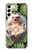 W3863 Pygmy Hedgehog Dwarf Hedgehog Paint Hülle Schutzhülle Taschen und Leder Flip für Samsung Galaxy S23 Plus