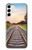 W3866 Railway Straight Train Track Hülle Schutzhülle Taschen und Leder Flip für Samsung Galaxy S23 Plus