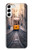 W3867 Trams in Lisbon Hülle Schutzhülle Taschen und Leder Flip für Samsung Galaxy S23 Plus