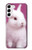 W3870 Cute Baby Bunny Hülle Schutzhülle Taschen und Leder Flip für Samsung Galaxy S23 Plus