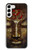 W3874 Buddha Face Ohm Symbol Hülle Schutzhülle Taschen und Leder Flip für Samsung Galaxy S23 Plus