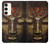 W3874 Buddha Face Ohm Symbol Hülle Schutzhülle Taschen und Leder Flip für Samsung Galaxy S23 Plus