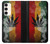 W3890 Reggae Rasta Flag Smoke Hülle Schutzhülle Taschen und Leder Flip für Samsung Galaxy S23 Plus