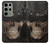 W3852 Steampunk Skull Hülle Schutzhülle Taschen und Leder Flip für Samsung Galaxy S23 Ultra