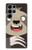 W3855 Sloth Face Cartoon Hülle Schutzhülle Taschen und Leder Flip für Samsung Galaxy S23 Ultra