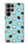 W3860 Coconut Dot Pattern Hülle Schutzhülle Taschen und Leder Flip für Samsung Galaxy S23 Ultra