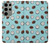 W3860 Coconut Dot Pattern Hülle Schutzhülle Taschen und Leder Flip für Samsung Galaxy S23 Ultra