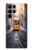 W3867 Trams in Lisbon Hülle Schutzhülle Taschen und Leder Flip für Samsung Galaxy S23 Ultra