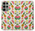 W3883 Fruit Pattern Hülle Schutzhülle Taschen und Leder Flip für Samsung Galaxy S23 Ultra